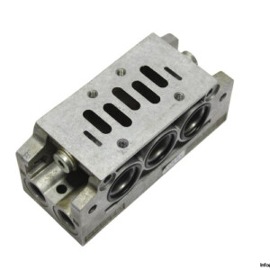 Festo NAVW-3/8-2-ISO Manifold SUB-Base With Angled Connection
