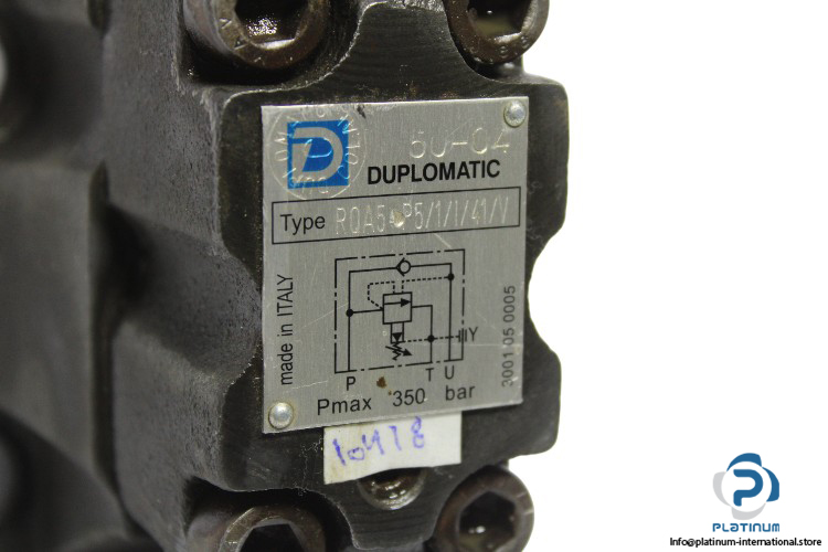duplomatic-RQA5-P5_1_I_41_V-unloading-valve-with-incorporated-check-valve-(Used)-1