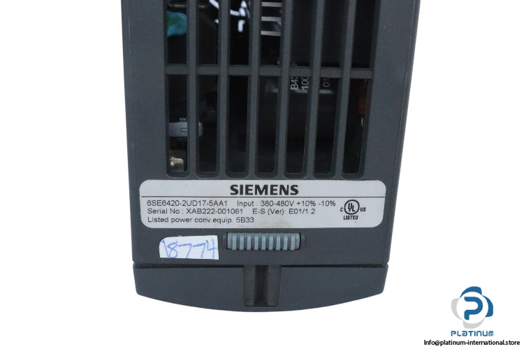 siemens-6SE64202UD175AA1-micromaster-420-(used)-2
