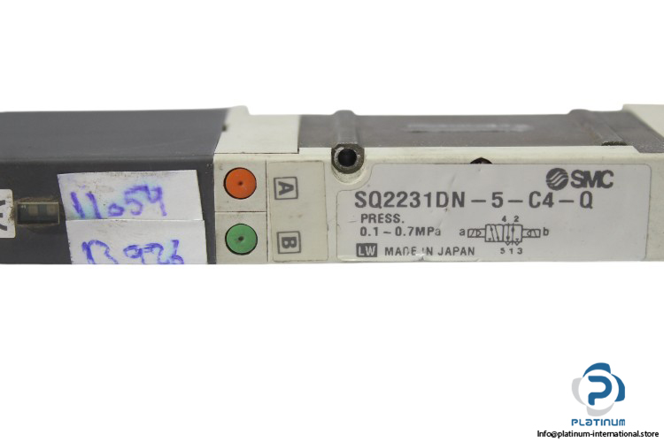 smc-SQ2231DN-5-C4-Q-double-solenoid-valve-(Used)-2