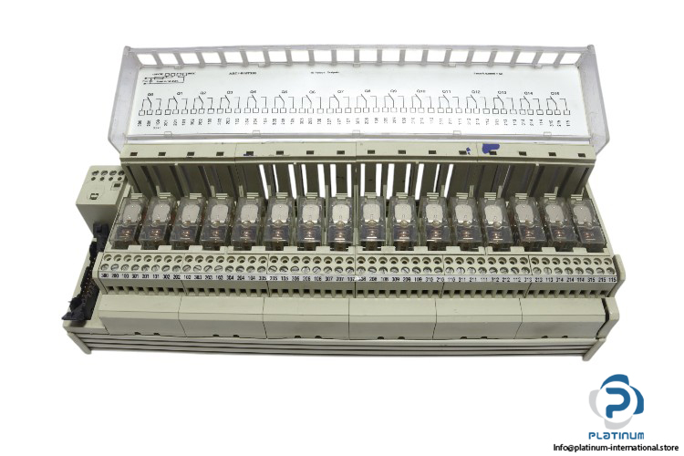 telemecanique-ABE7-R16T330-sub-base-with-plug-in-electromechanical-relay-(used)-2
