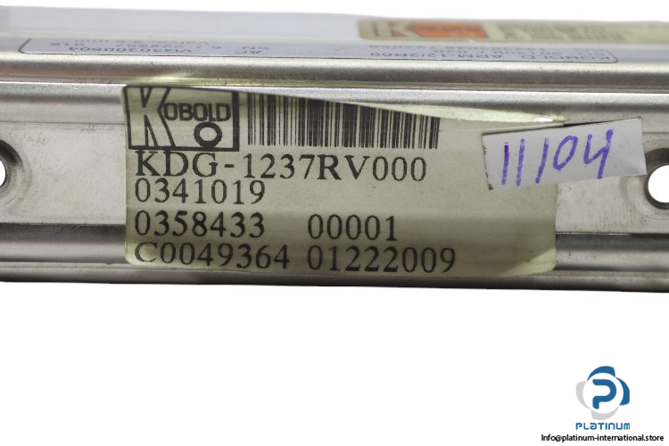 kobold-KDG-1237RV000-variable-area-flow-meter-(New)-4