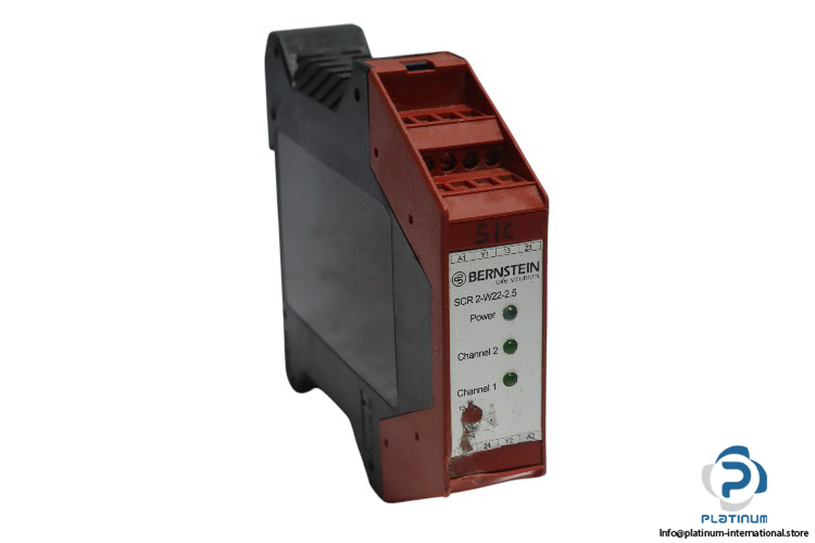 bernstein-SCR-2-W22-2.5-safety-relay-(used)