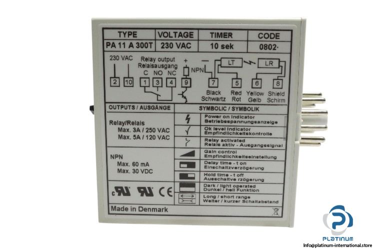 telco-PA-11-A-300T-photoelectric-amplifier-(new)-3