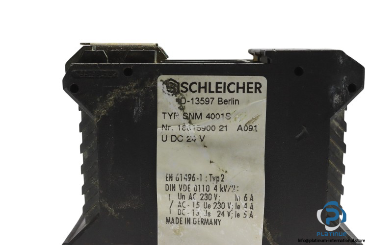 schleicher-SNM-4001S-safety-relay-(used)-2