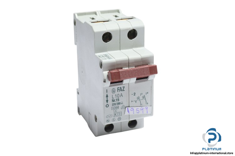 moeller-FAZ-L-10A-miniature-circuit-breaker-(used)