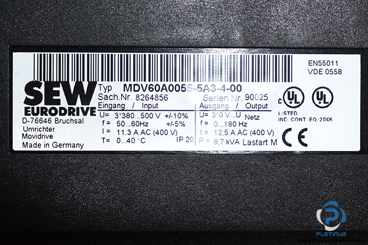 sew-MDV60A-00-inverter-drive-(used)-1