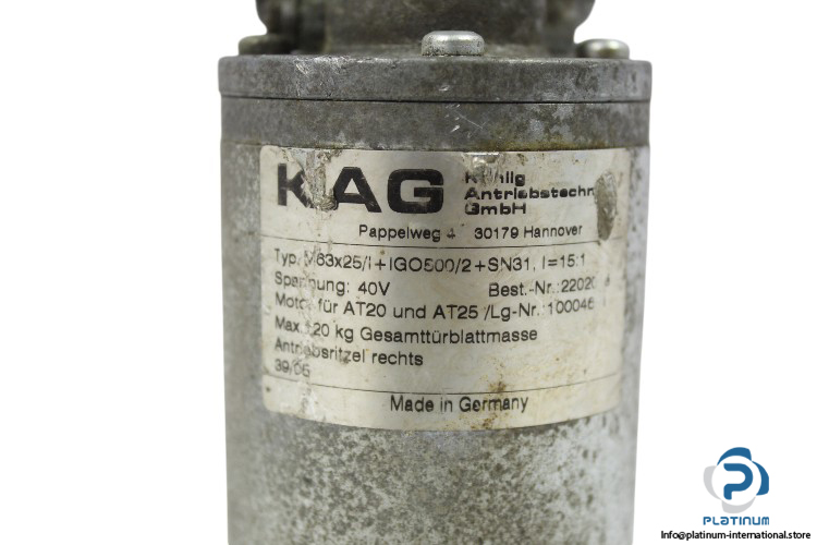 kag-M63X25-I-IGO500-2-SN31-dc-gearmotor(used)-1