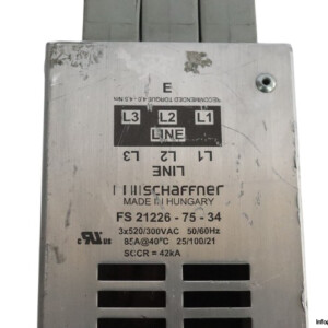 Schaffner FS 21226-75-34 Line Filter