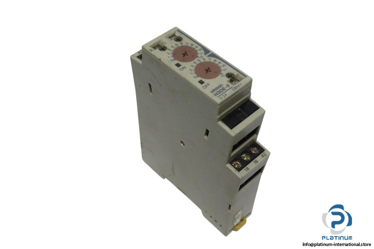 omron-H3DE-F-solid-state-twin-timer-used