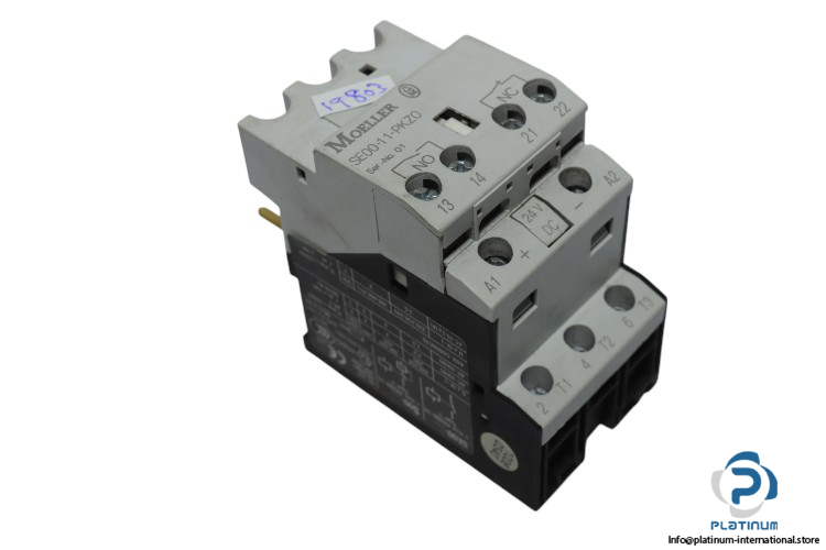 moeller-SE00-11-PKZ0-auxiliary-contact-module-used