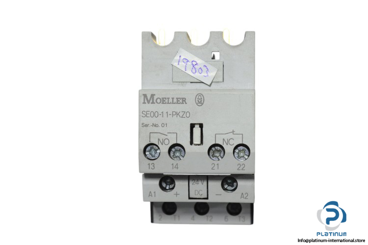moeller-SE00-11-PKZ0-auxiliary-contact-module-used-1