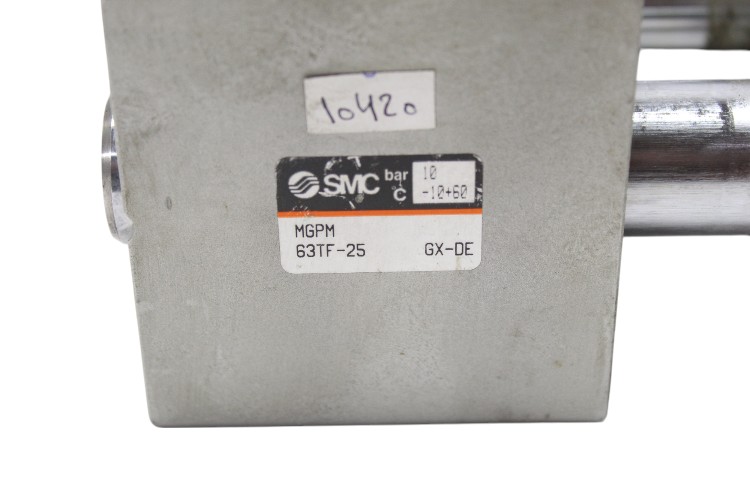 smc-MGPM63TF-25-compact-guide-cylinder-(used)-1