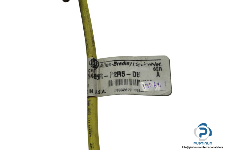 allen-bradley-1485R-P2R5-D5-cable-connector(used)-1