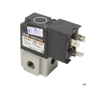 SMC EVT307-5DO-01F Single Solenoid Valve