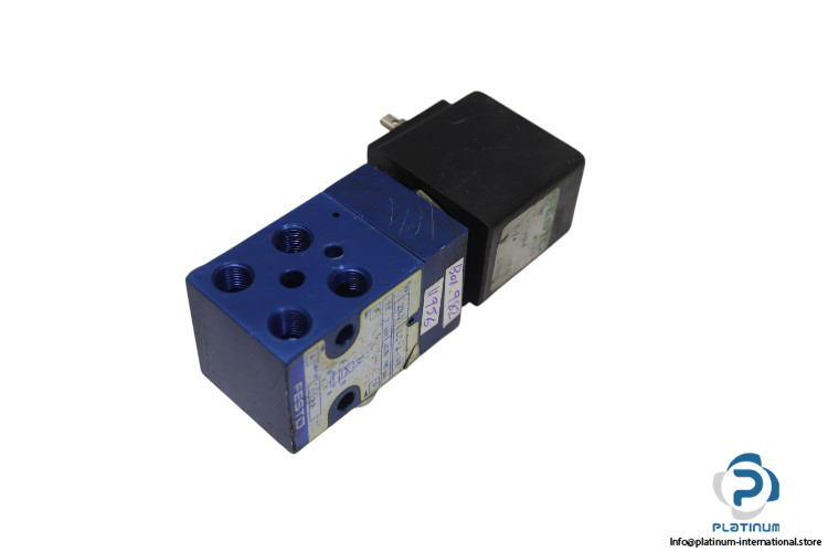 festo-3740-single-solenoid-valve-with-coil-(used)