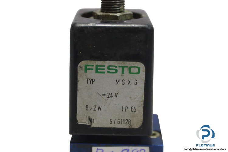 festo-3740-single-solenoid-valve-with-coil-(used)-2