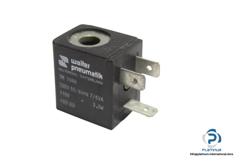 walter-pneumatik-TM-1048-solenoid-coil-(used)