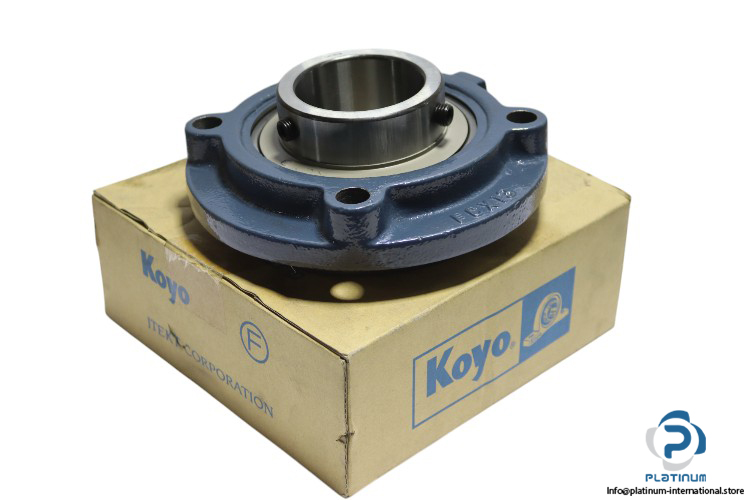 koyo-UCFCX13-round-flange-ball-bearing-unit-new-carton
