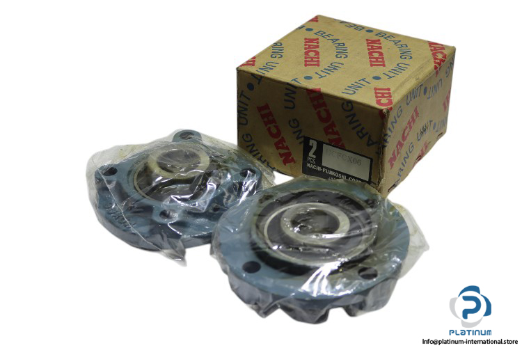 nachi-UCFCX06-round-flange-ball-bearing-unit-new-carton