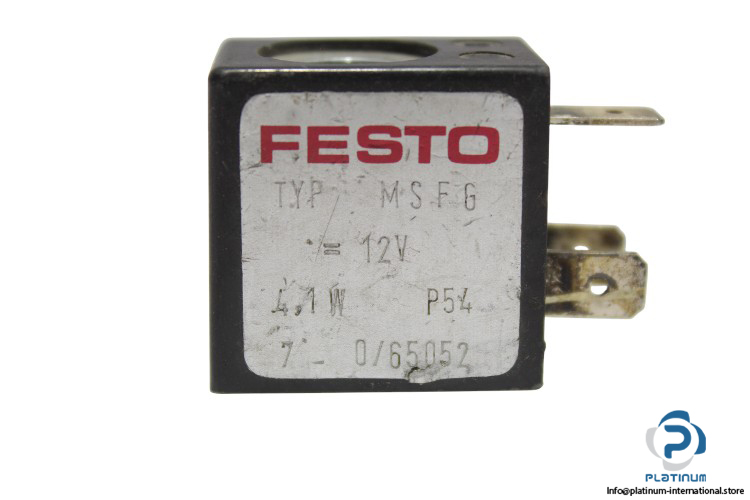 festo-MSFG-12V-solenoid-coil-(used)-1
