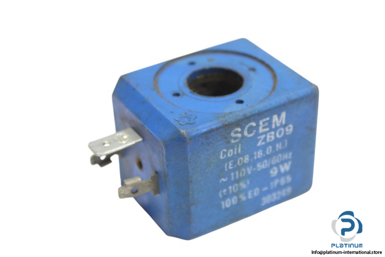 scem-ZB09-110V-solenoid-coil-(used)