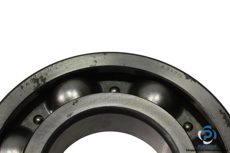 fag-6317-N-deep-groove-ball-bearing-used-1