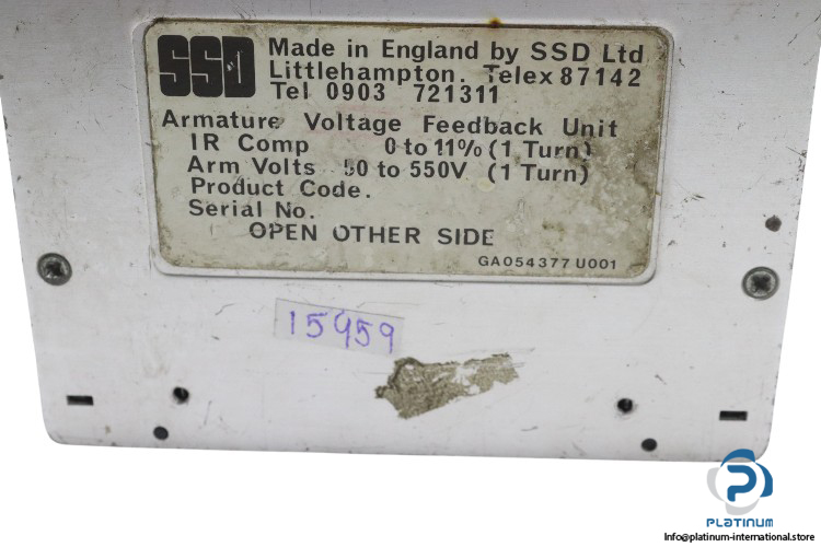 ssd-GA054377U001-armature-voltage-feedback-unit(used)-2