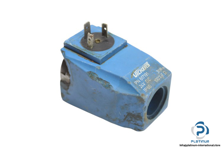 vickers-617191-solenoid-coil-(used)