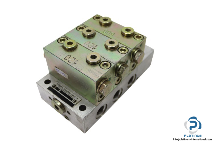 vogel-fluidtec-01-PSG2-3-4-modular-lubrication-feeder-valve-(used)