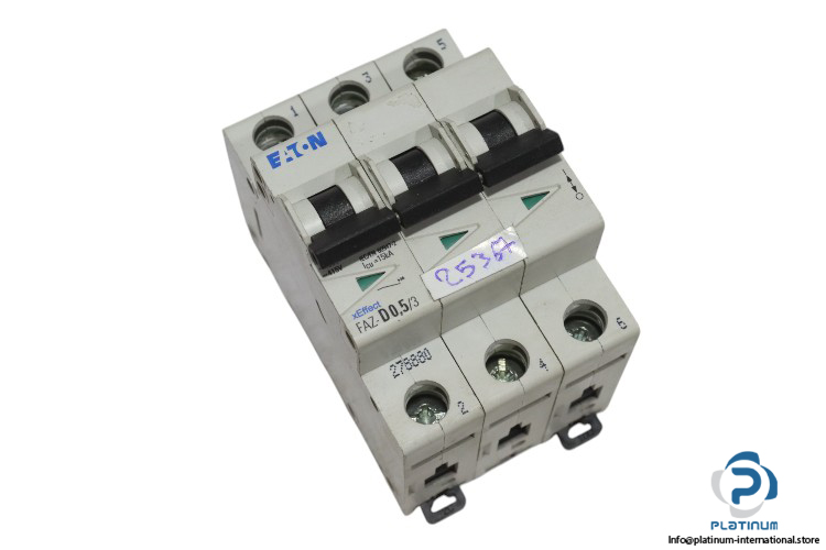 eaton-FAZ-D05-3-circuit-breaker(used)