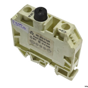 Wieland WK 10/SI U 5X20 Fuse Terminal Block