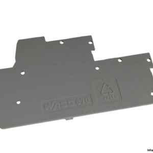 Wago 870-118 END AND Intermediate Plate