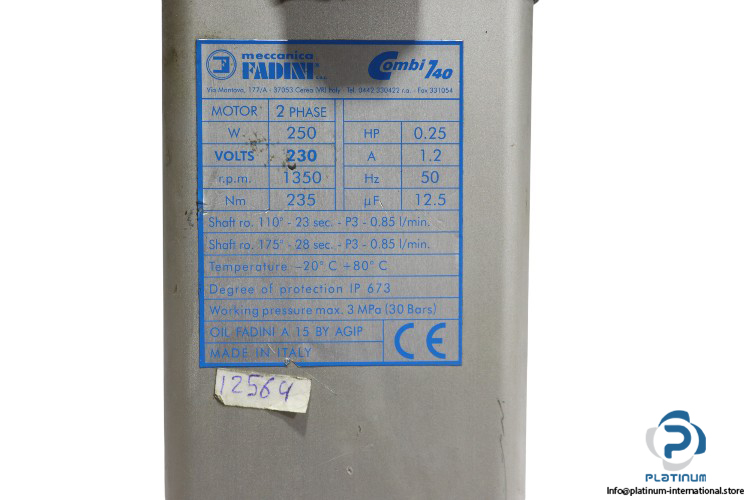 meccanica-COMBI-740-motor-pump-used-1