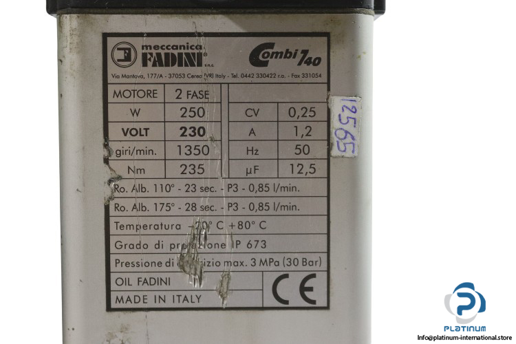 meccanica-COMBI-740-motor-pump-used-with-jack-1
