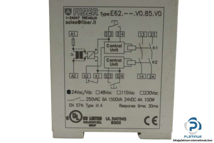 fiber-E62-F85-safety-relay-(used)-2