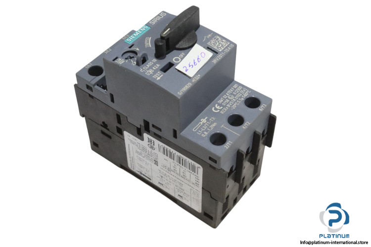 siemens-3RV2011-1DA10-circuit-breaker-(used)