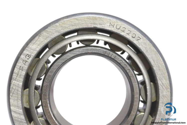 fag-NU-2207-cylindrical-roller-bearing-used-1