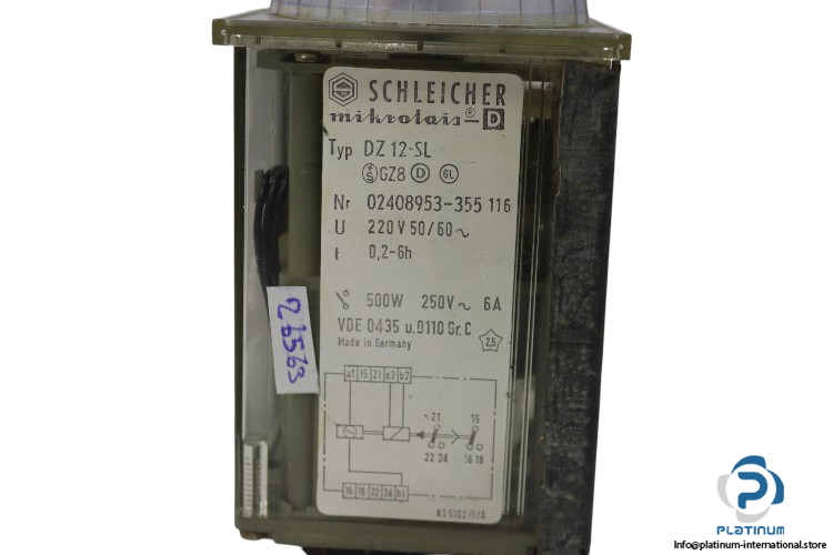Schleicher-DZ12-SL-time-relay(used)-3