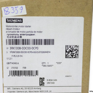 Siemens 3RK1308-0DC00-0CP0 Reversing Starter