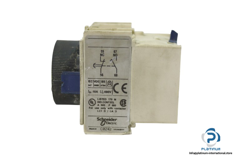 telemecanique-LA2-DS2-time-delay-auxiliary-contact-block-(used)-2
