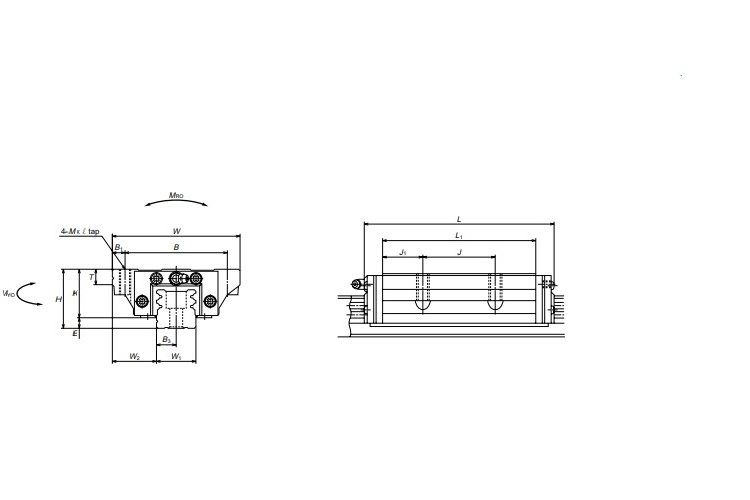 nsk-LY55-EL-linear-bearing-block-used-5