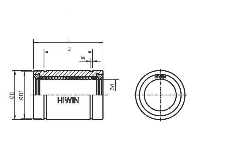 hiwin-UB-20AWW-closed-linear-ball-bushing-new-carton-2