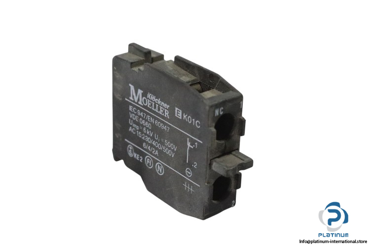 moeller-EK01C-contact-block-(used)
