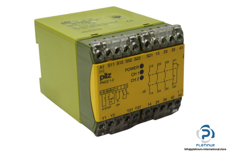pilz-PNOZ-1-2-24-V-DC-3S_1O-safety-relay-(used)