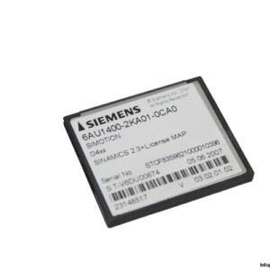 Siemens 6AU1400-2KA01-0CA0 Memory Card