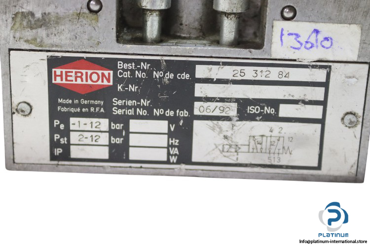 HERION-2531284-SINGLE-SOLENOID-VALVE(used)-3