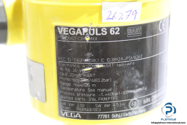 vega-VEGAPULS-62-radar-level-sensor-(new)-8