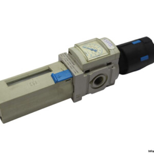 Festo 529156 Filter Regulator With Pressure Gauge
