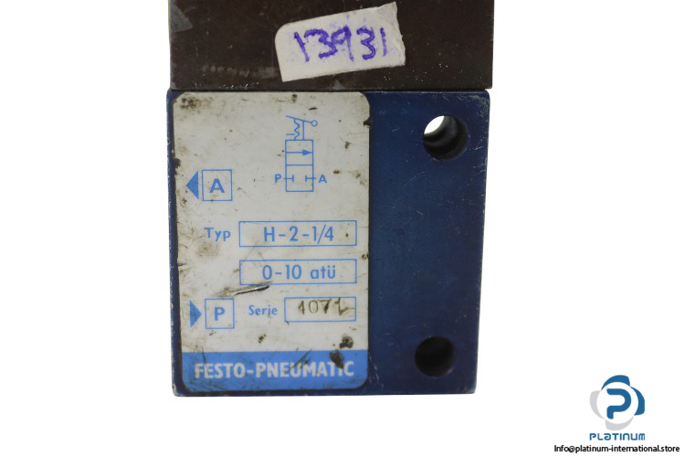 Festo-2113-hand-lever-valve(used)-1